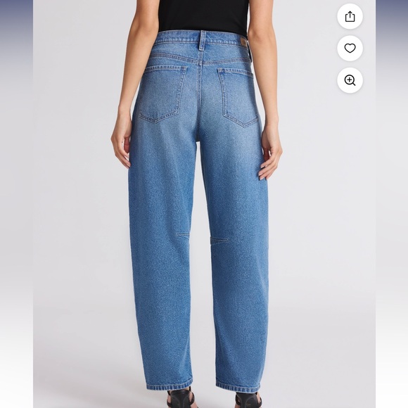 Women’s Barrel mid-rise Jeans from Sofia by Sofia Vergara size 6 midwash NWT - Picture 4 of 12